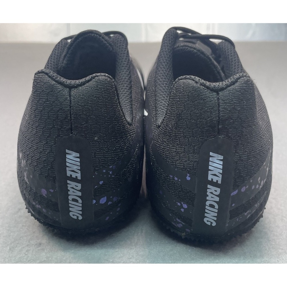Nike Track Shoes Mens 10.5 Zoom Rival Cleats Black Indigo Fog 907564-003 Spike - Picture 4 of 7